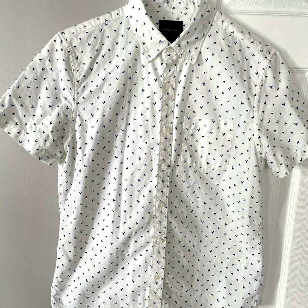 Men’s shirt sleeves collared shirt